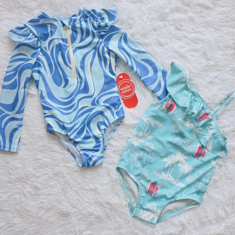 OshKosh B'gosh & Wonder Nation Girls One-Piece Swimsuits